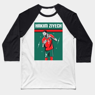 Ziyech MOR 22 Football Celebration Baseball T-Shirt